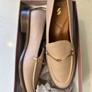 Franco Sarto Eda Bit Buckle Leather Loafers